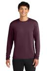 A4 Cooling Performance Long Sleeve Tee A4N3165 - A4 A4N3165 Maroon XS Long Sleeve T-Shirts