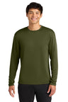 A4 Cooling Performance Long Sleeve Tee A4N3165 - A4 A4N3165 Military Green XS Long Sleeve T-Shirts