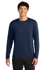 A4 Cooling Performance Long Sleeve Tee A4N3165 - A4 A4N3165 Navy XS Long Sleeve T-Shirts