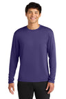A4 Cooling Performance Long Sleeve Tee A4N3165 - A4 A4N3165 Purple XS Long Sleeve T-Shirts