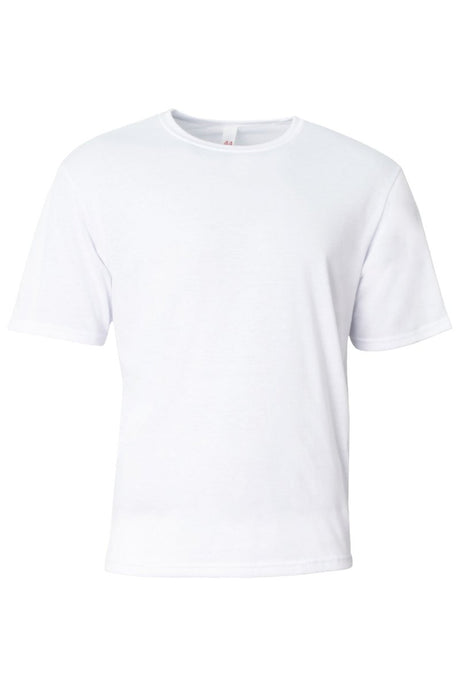 A4 Softek Short Sleeve Tee A4N3013 - A4 A4N3013 White XS Short Sleeve T-Shirts