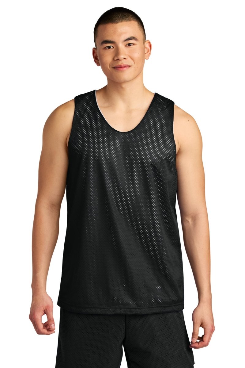 A4 Sprint Reversible Mesh Tank A4NF1270 - A4 A4NF1270 Black/ White S T-Shirts