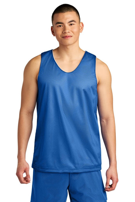 A4 Sprint Reversible Mesh Tank A4NF1270 - A4 A4NF1270 Royal/ White S T-Shirts