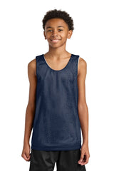 A4 Sprint Youth Reversible Mesh Tank A4N2206 - A4 A4N2206 Navy/ White XS T-Shirts