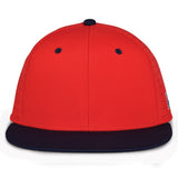 The Game GB998 Perforated GameChanger Baseball Hat | Wholesale Pro Shape Flat Bill Caps