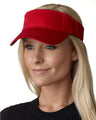 Adams Headwear Ace Vat - Dyed Twill Visor - Adams Headwear 13000 Red One Size