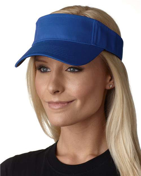 Adams Headwear Ace Vat - Dyed Twill Visor - Adams Headwear AC101 Royal One Size Visors