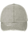 Adams Headwear Classic Pigment Distressed Cap - Adams Headwear 13124 Stone One Size