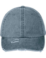 Adams Headwear Classic Pigment Distressed Cap - Adams Headwear LP108 Navy One Size Hats