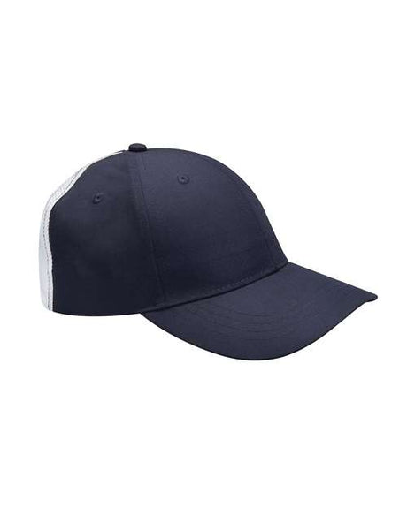 Adams Headwear Contrast Back Stripe Clubhouse Cap - Adams Headwear PE105 Navy One Size Hats