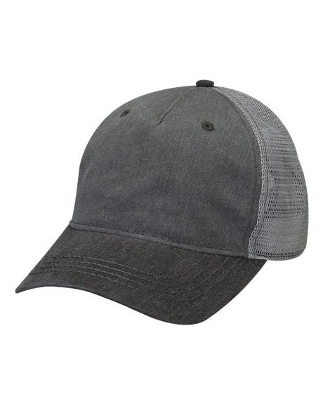 Adams Headwear Endeavor Cap - Adams Headwear 10877 Charcoal/ Black/ Grey OSFM