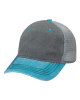 Adams Headwear Endeavor Cap - Adams Headwear 10877 Charcoal/ Caribbean/ Grey OSFM