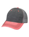 Adams Headwear Endeavor Cap - Adams Headwear 10877 Charcoal/ Coral/ Grey OSFM