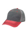 Adams Headwear Endeavor Cap - Adams Headwear 10877 Charcoal/ Red/ Grey OSFM
