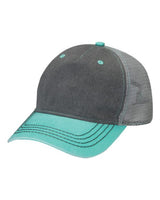 Adams Headwear Endeavor Cap - Adams Headwear 10877 Charcoal/ Seafoam/ Grey OSFM