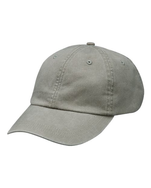 Adams Headwear Essentials Pigment Dyed Cap - Adams Headwear 11251 Stone One Size