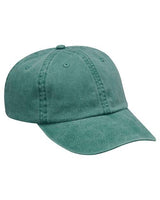 Adams Headwear Essentials Pigment - Dyed Cap - Adams Headwear ACEP101 Forest One Size Hats