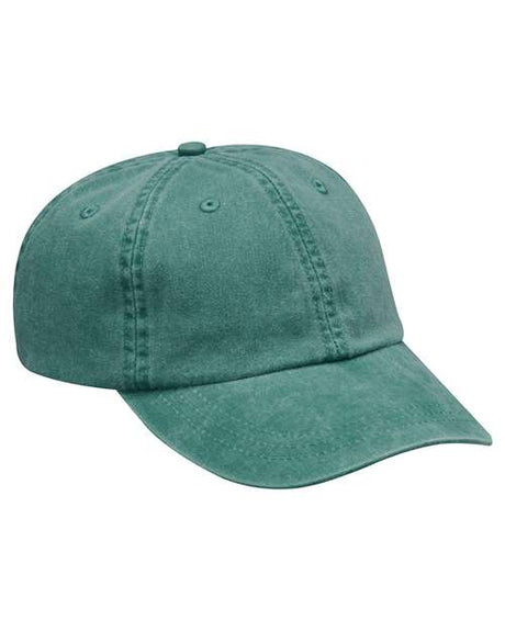 Adams Headwear Essentials Pigment - Dyed Cap - Adams Headwear ACEP101 Forest One Size Hats