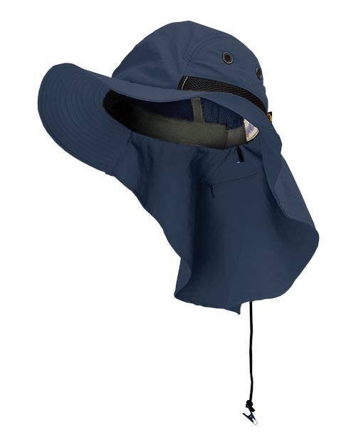 Adams Headwear Extreme Conditions Neck Cap - Adams Headwear 13108 Navy/ Black One Size