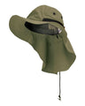 Adams Headwear Extreme Conditions Neck Cap - Adams Headwear 13108 Olive/ Black One Size