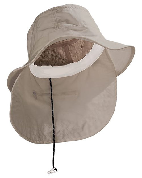 Adams Headwear Extreme Vacationer Hat - Adams Headwear ACUB101 Khaki L Hats