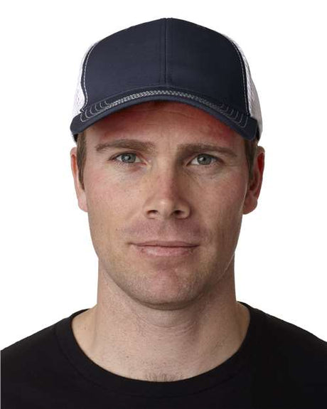 Adams Headwear Fairway Cap - Adams Headwear 13116 Navy/ White One Size