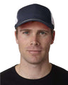 Adams Headwear Fairway Cap - Adams Headwear FA102 Navy/ White One Size Hats