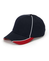 Adams Headwear First String Cap - Adams Headwear 13022 Navy/ Red/ White One Size