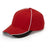 Adams Headwear First String Cap - Adams Headwear DP102 Red/ Black/ White One Size Hats