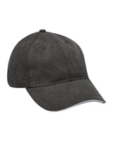 Adams Headwear Icon Sandwich Cap - Adams Headwear 13121 Black/ White One Size