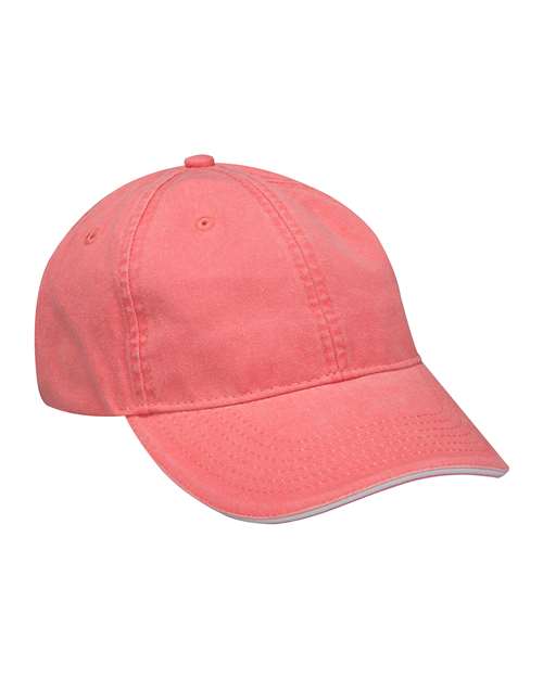 Adams Headwear Icon Sandwich Cap - Adams Headwear 13121 Coral/ White One Size