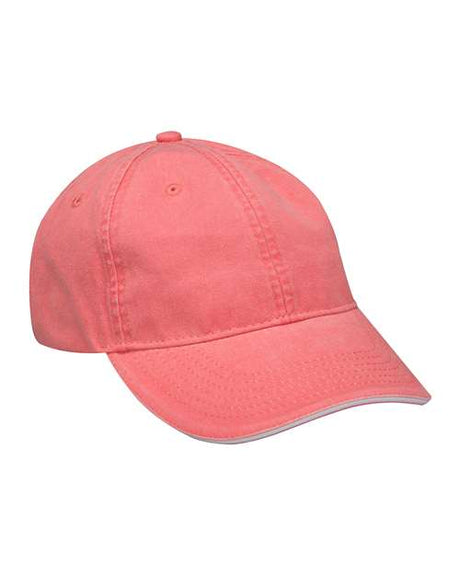 Adams Headwear Icon Sandwich Cap - Adams Headwear 13121 Coral/ White One Size