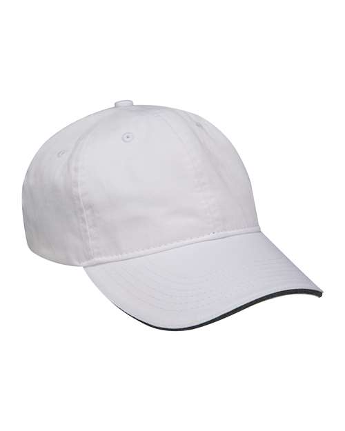 Adams Headwear Icon Sandwich Cap - Adams Headwear 13121 White/ Black One Size