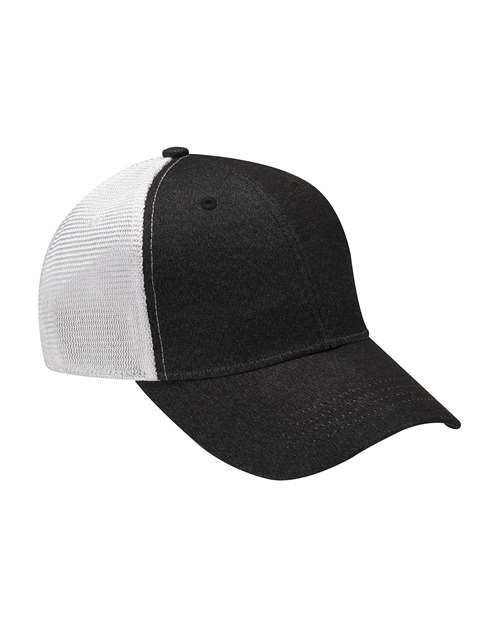Adams Headwear Knockout Cap - Adams Headwear KN102 Black/ White One Size Hats