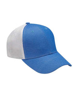 Adams Headwear Knockout Cap - Adams Headwear KN102 Electric Blue/ White One Size Hats