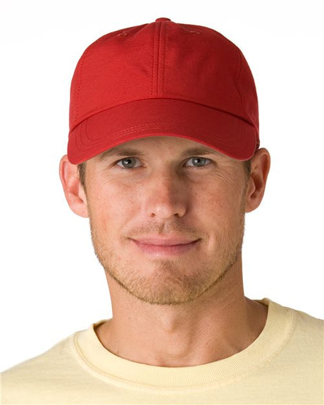 Adams Headwear Low - Profile Cap with Elongated Bill - Adams Headwear 13010 Khaki One Size