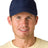 Adams Headwear Low - Profile Cap with Elongated Bill - Adams Headwear 13010 Navy One Size