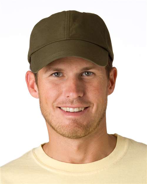 Adams Headwear Low - Profile Cap with Elongated Bill - Adams Headwear 13010 Olive One Size