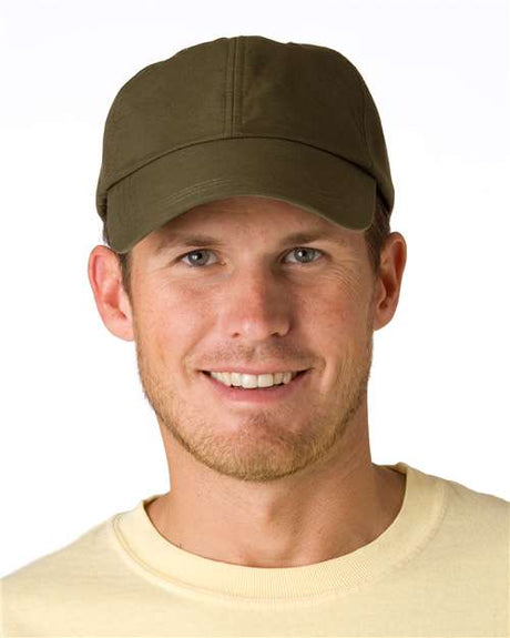 Adams Headwear Low - Profile Cap with Elongated Bill - Adams Headwear 13010 Olive One Size