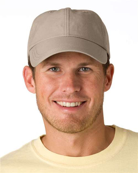 Adams Headwear Low - Profile Cap with Elongated Bill - Adams Headwear 13010 Stone One Size