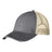 Adams Headwear Ollie Distressed Cap - Adams Headwear 10895 Charcoal/ Tan Adjustable