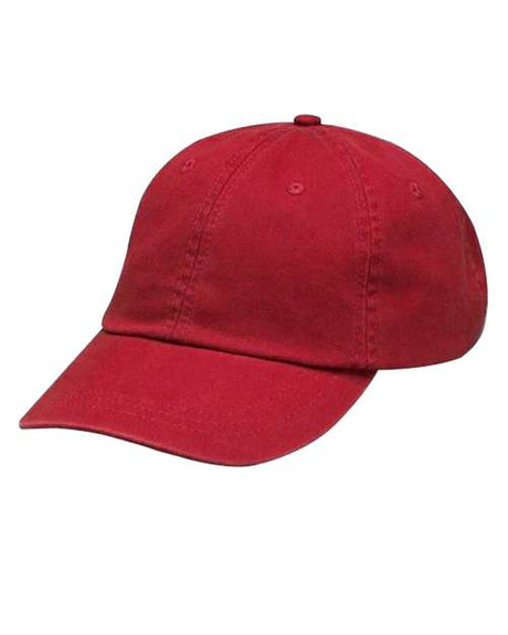 Adams Headwear Optimum II True Color Cap - Adams Headwear 10892 Red Adjustable