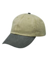 Adams Headwear Optimum Pigment - Dyed Cap - Adams Headwear LP101 Khaki/ Charcoal OSFM Hats