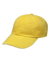 Adams Headwear Optimum Pigment - Dyed Cap - Adams Headwear LP101 Lemon OSFM Hats