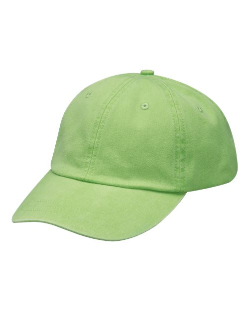 Adams Headwear Optimum Pigment - Dyed Cap - Adams Headwear LP101 Lime OSFM Hats