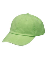 Adams Headwear Optimum Pigment - Dyed Cap - Adams Headwear LP101 Lime OSFM Hats