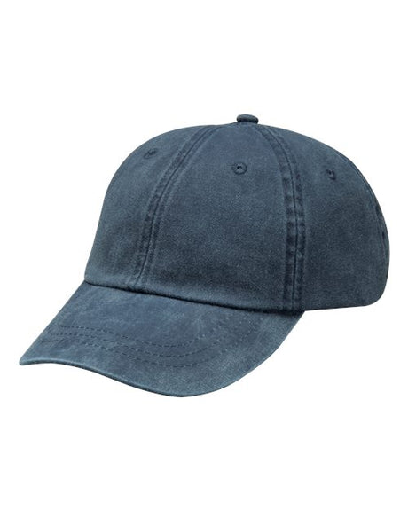 Adams Headwear Optimum Pigment - Dyed Cap - Adams Headwear LP101 Midnight Blue OSFM Hats