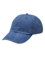 Adams Headwear Optimum Pigment - Dyed Cap - Adams Headwear LP101 Royal OSFM Hats