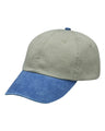 Adams Headwear Optimum Pigment - Dyed Cap - Adams Headwear LP101 Stone/ Royal OSFM Hats