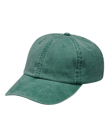 Adams Headwear Optimum Pigment - Dyed Dad Hat - Adams Headwear 10879 Forest Adjustable